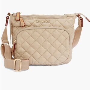 MZ Wallace Metro Scout Deluxe Quilted Nylon Crossbody Bag